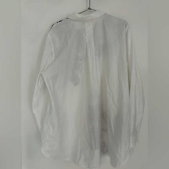 Chico's White and Black Floral Top - Picture 7 of 7